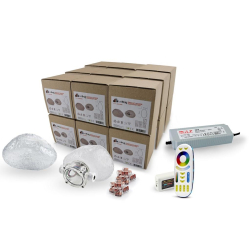 18xZESTAW Ledstone Kamień Ogrodowy RGBW B.zimny-105376