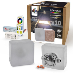 10x LedBruk Nostalit 12x12 RGBW BC + sterow+zasil.-144459