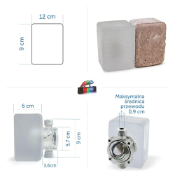 12x LedBruk Nostalit KN912 Biała Zimna 9X12X6 cm-145105