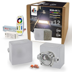 12x LedBruk Holland 10x10 RGBW BC + sterow+zasil.-145239