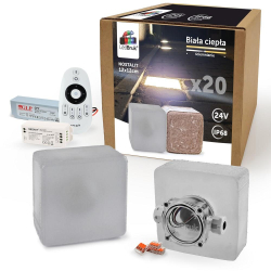 20x LedBruk Nostalit KN1212 Biała Ciepła 12X12X6cm-148029