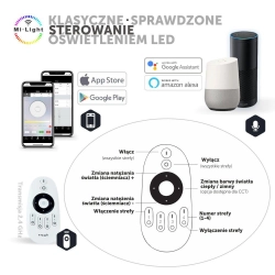 6x LedBruk Świecąca Kostka Brukowa LED Lento CCT-193381