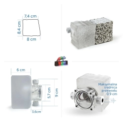 10x LedBruk Świecąca Kostka Brukowa Lento RGB+CCT-193788