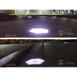 Świecąca Płyta Brukowa 20x40 RGB+W Biała Zimna-219409