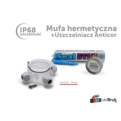 Świecąca Płyta Brukowa 20x40 RGB+W Biała Zimna-219413
