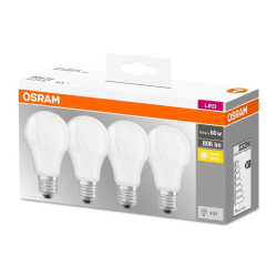 Żarówka LED E27 8,5W(60W) ciepła 2700K Osram 4 szt-92611